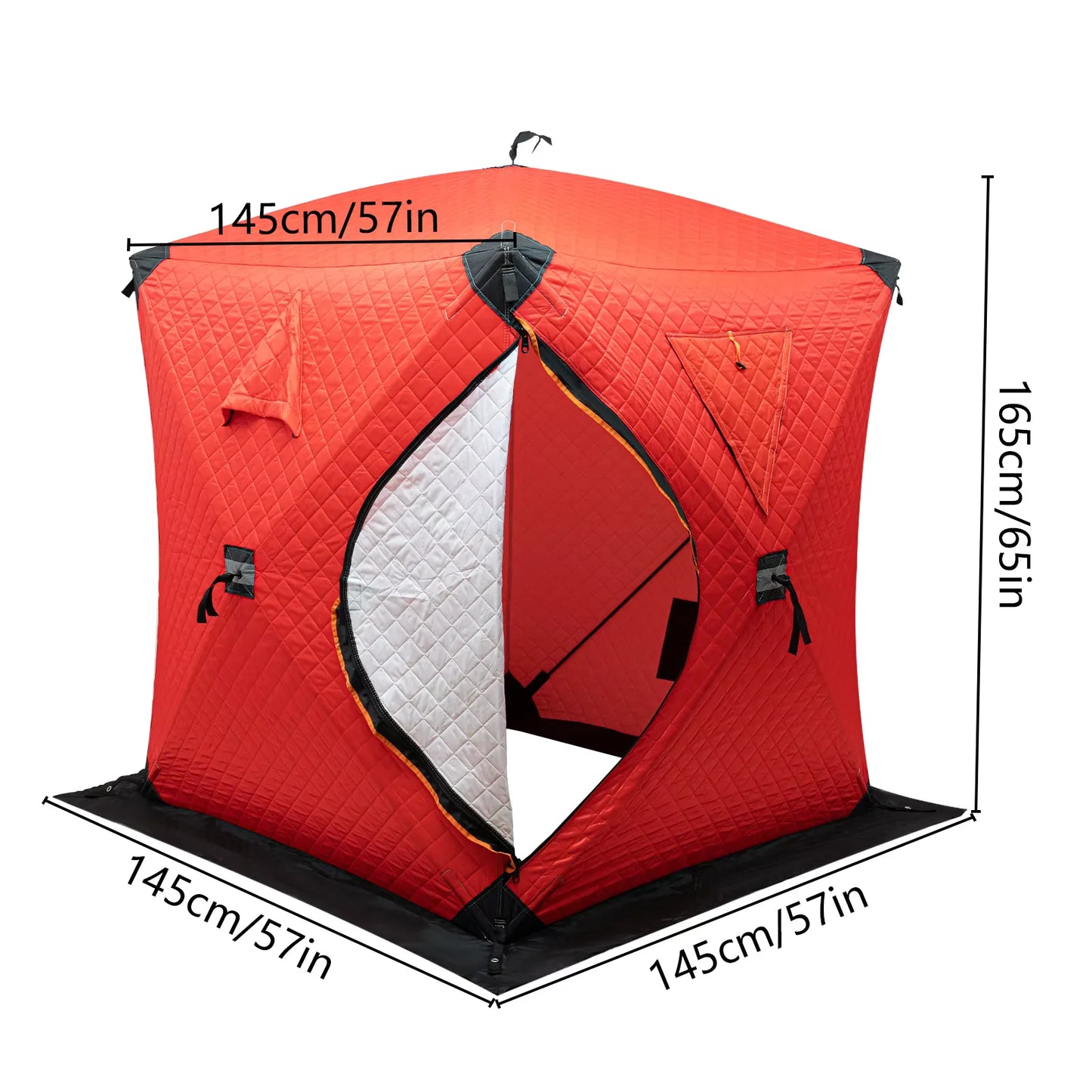 Elite Outdoor Store Insulated Ice Fishing Tent Freestanding