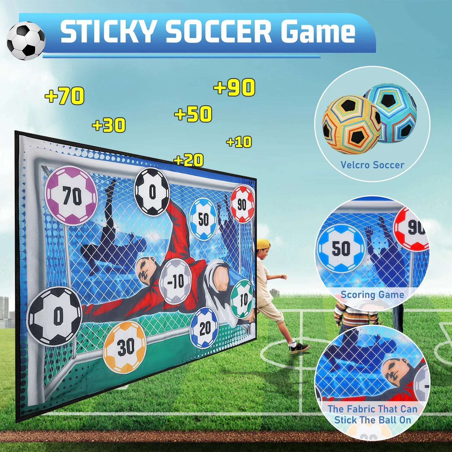 VATOS Football Game Set For Kids Indoor Outdoor Soccer