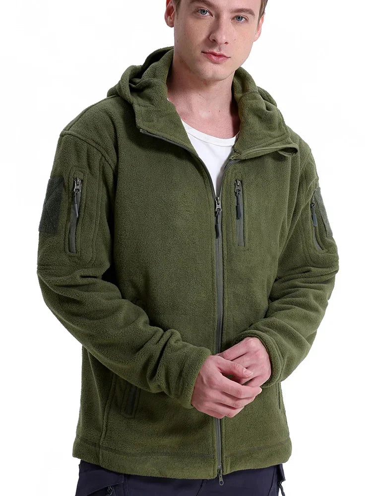 ReFire Gear Fleece Tactical Jacket Hunting Full Zip Pockets