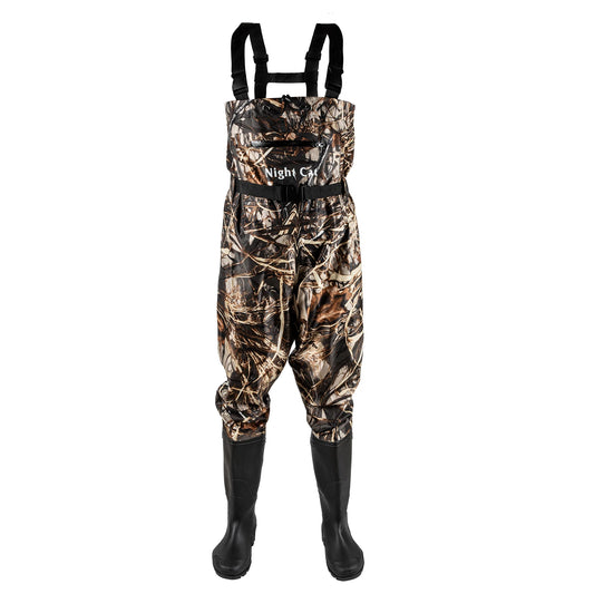 Chest Waders With Boots For Fishing Waterproof Nylon PVC