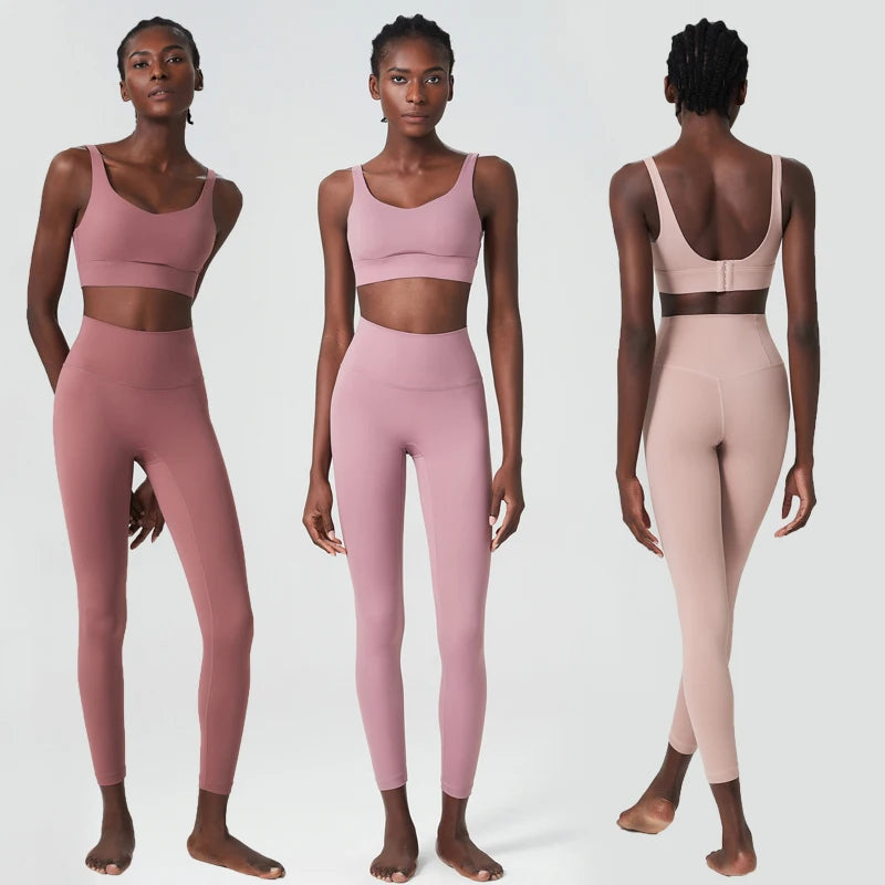 Two Piece Fitness Yoga Set For Women Breathable MoistureWicking ProPerformanceWear
