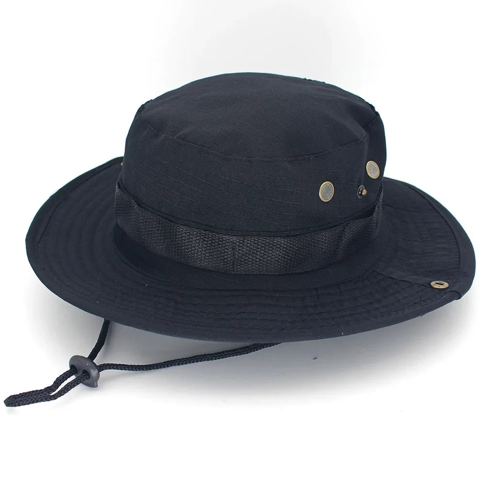 Camouflage Boonie Hat For Men Outdoor Sports Sun Bucket Cap