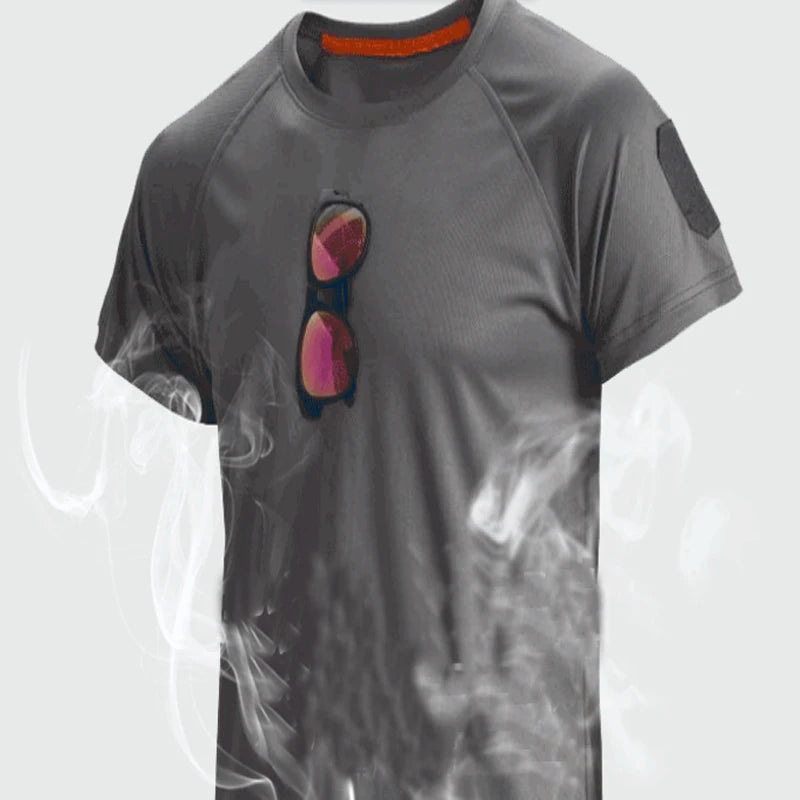 Mazerout Mens Quick Dry Outdoor Tee For Hiking And Camping
