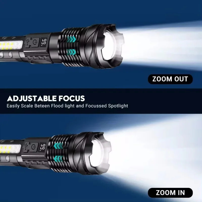 Elite Outdoor Store XHP70 LED Flashlight Waterproof 18650