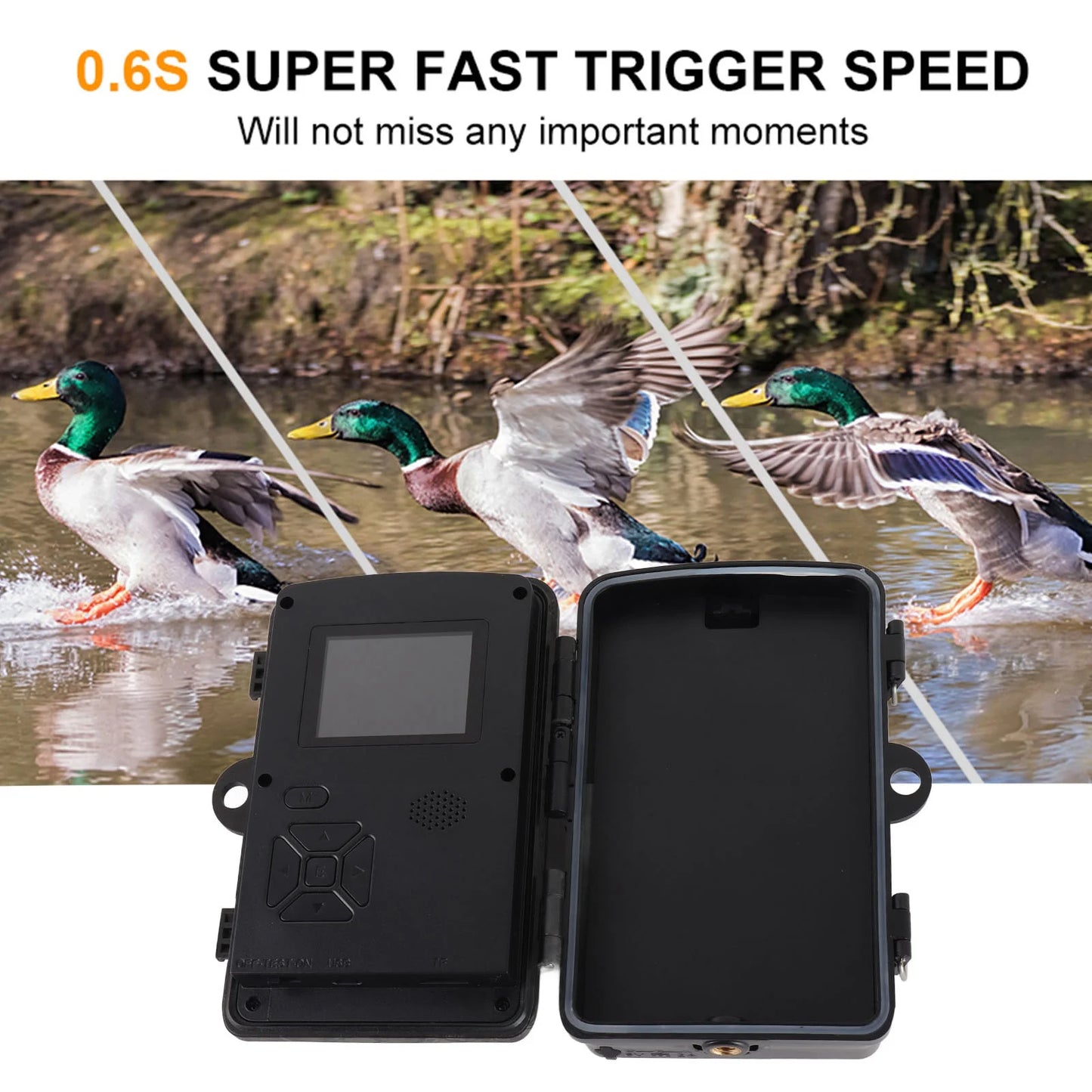 Hilitand 1080P Hunting Trail Camera Infrared Night Vision