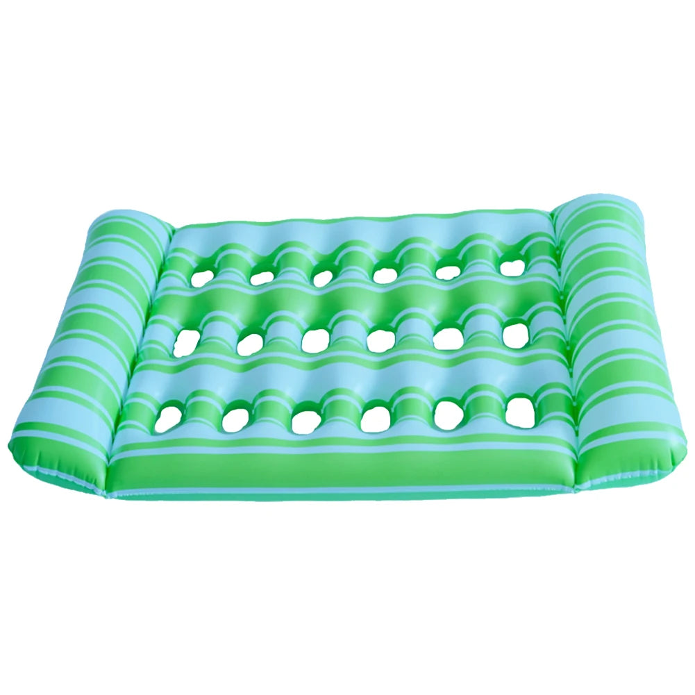 Inflatable Water Sleeping Bed Lounger Pool Float Outdoor