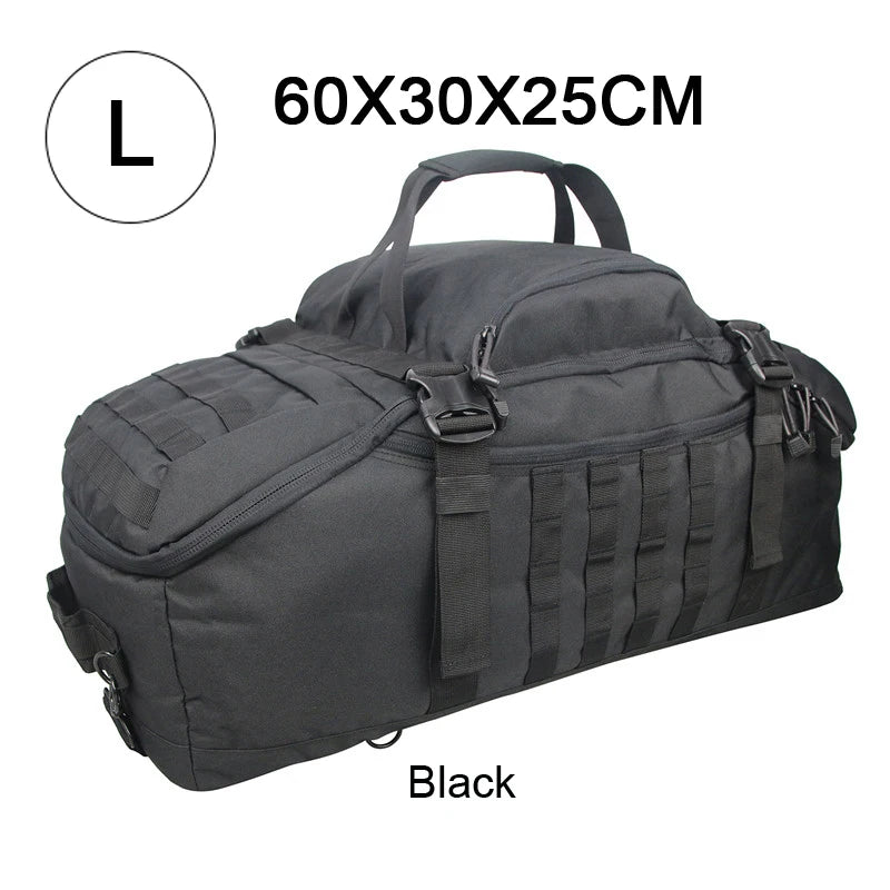 QCN Molle Tactical Travel Bag Military Duffle For Camping