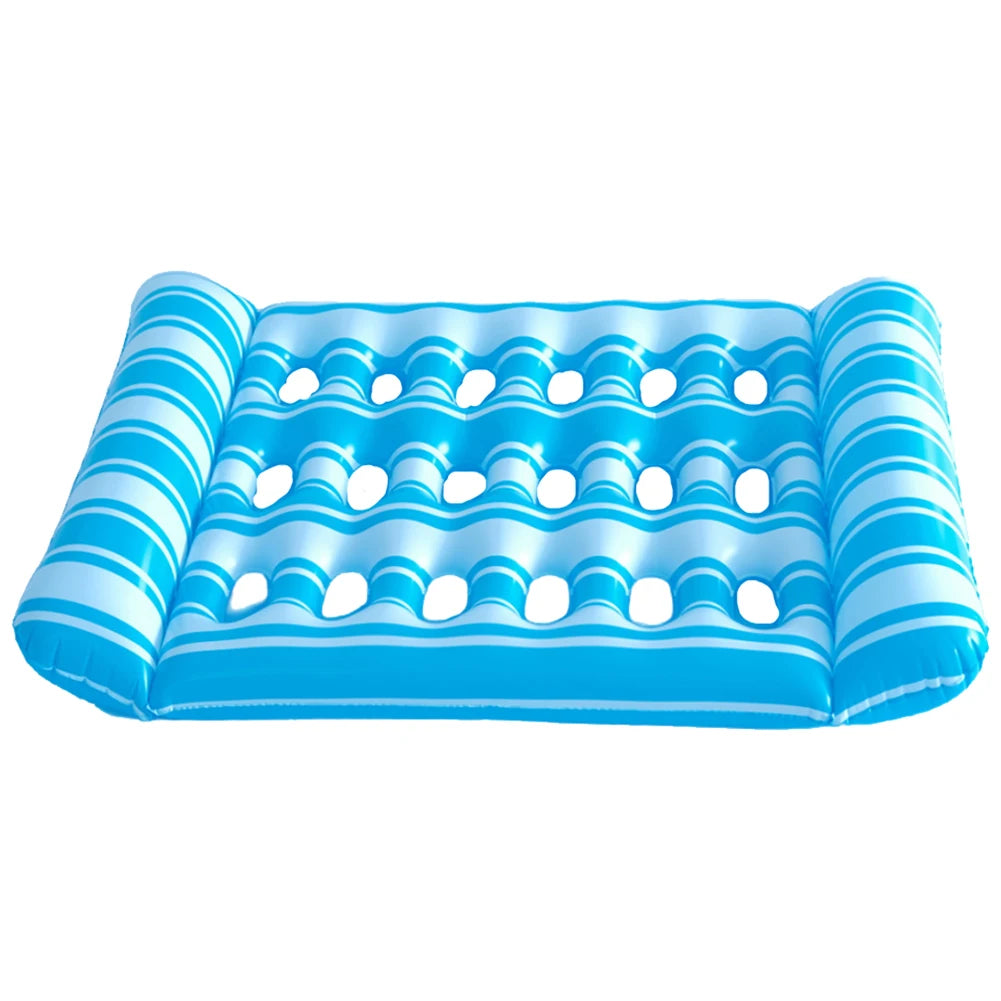 Inflatable Water Sleeping Bed Lounger Pool Float Outdoor