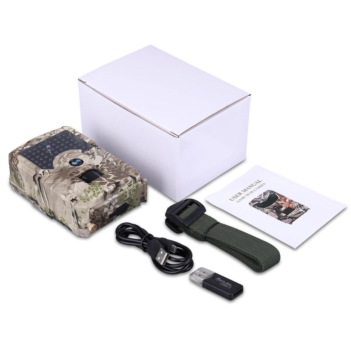 Tensdarcam Outdoor Hunting Camera 12MP Infrared Night Vision Waterproof