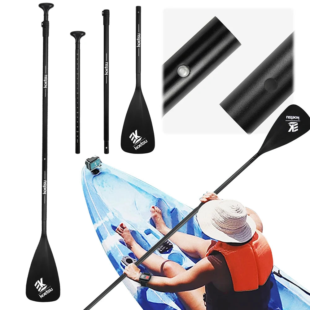 3 Piece Detachable SUP Paddle Aluminum Alloy Adjustable