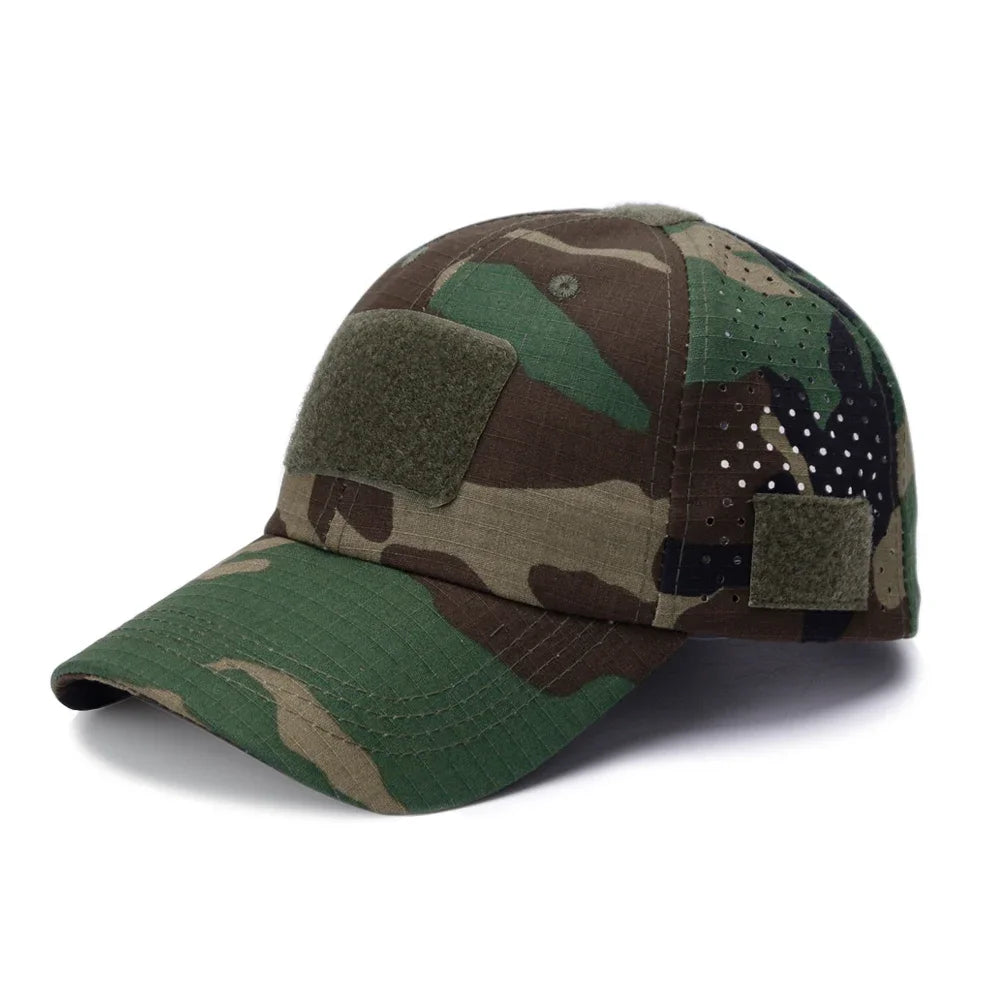 Unisex Camouflage Outdoor Baseball Cap Breathable Sun Hat