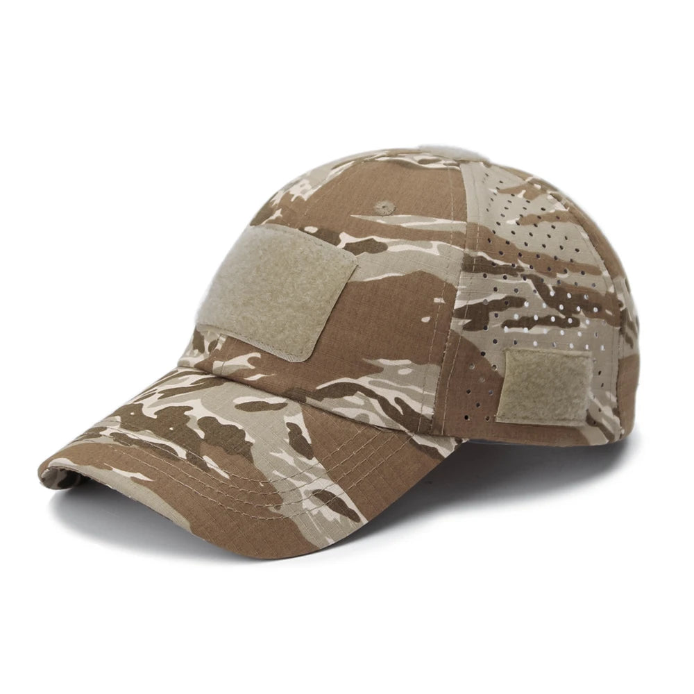Unisex Camouflage Outdoor Baseball Cap Breathable Sun Hat