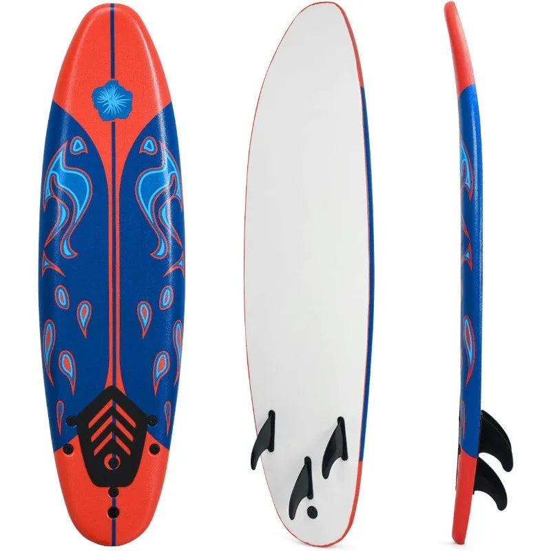 GYMAX Stand Up Paddle Board Surfboard Removable Fins Leash