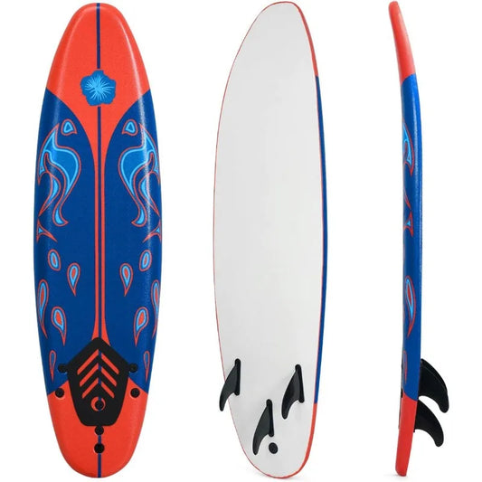 GYMAX Stand Up Paddle Board Surfboard Removable Fins Leash
