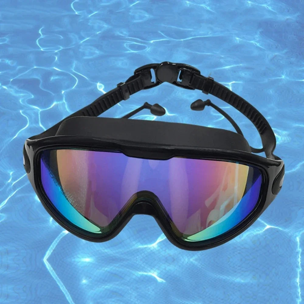 Copozz Adult Electroplated Large Frame Swimming Goggles