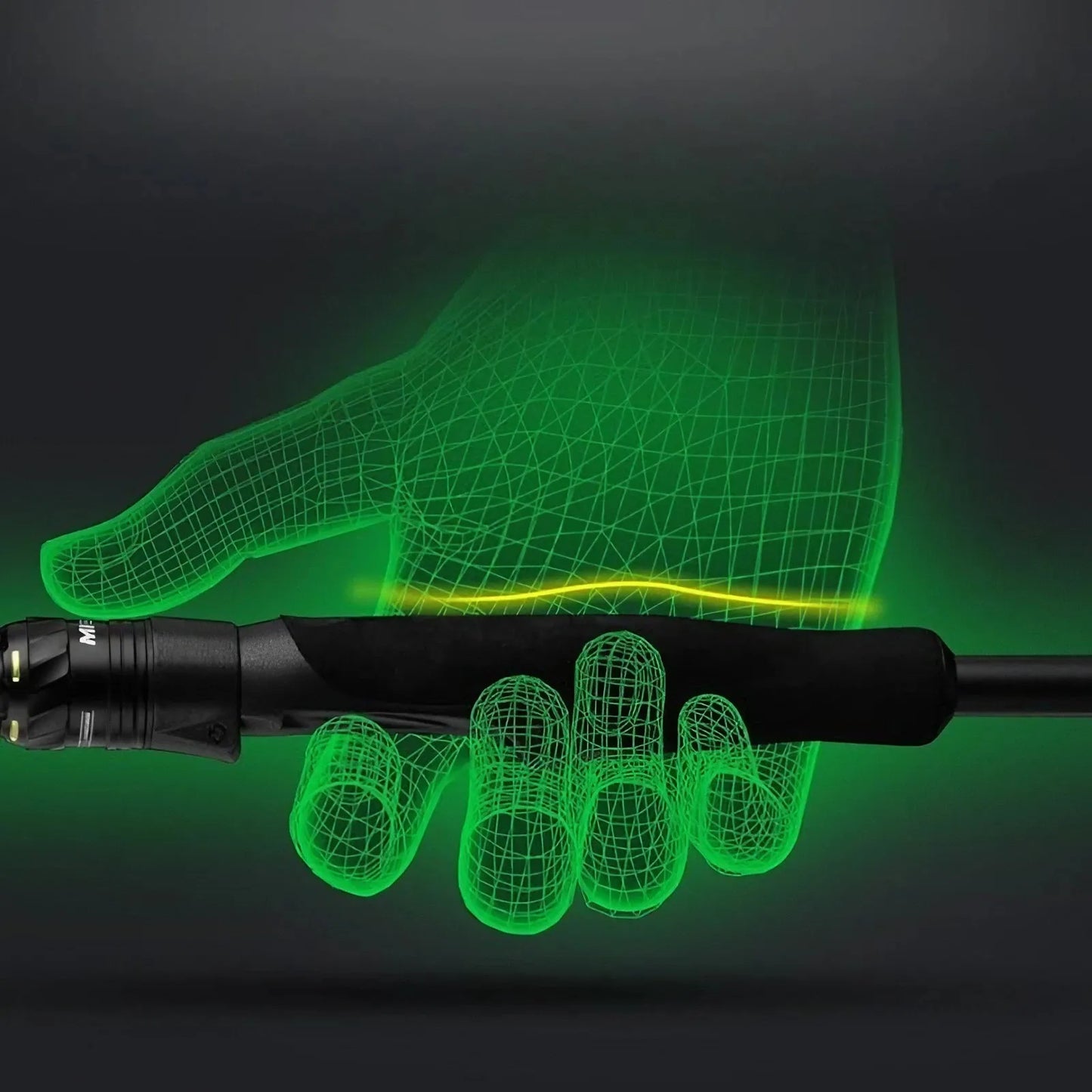 Foldable Carbon Wrapped Fly Rod With Medium Fast Action