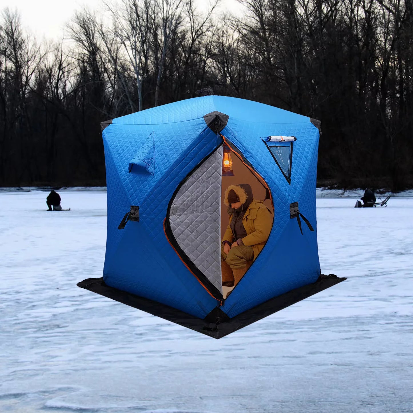 Elite Outdoor Store Insulated Ice Fishing Tent Freestanding
