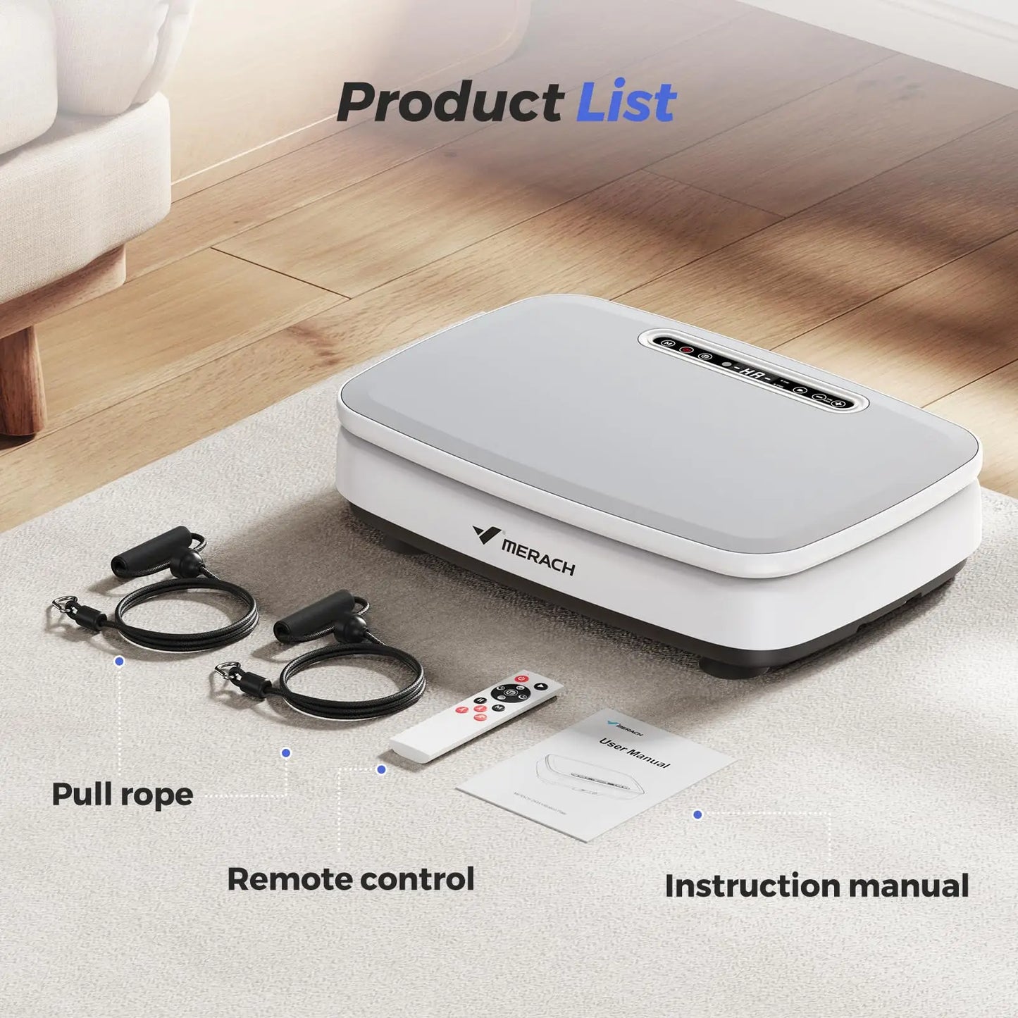 Merach Vibration Plate Exercise Machine MR2439 Whole Body Workout