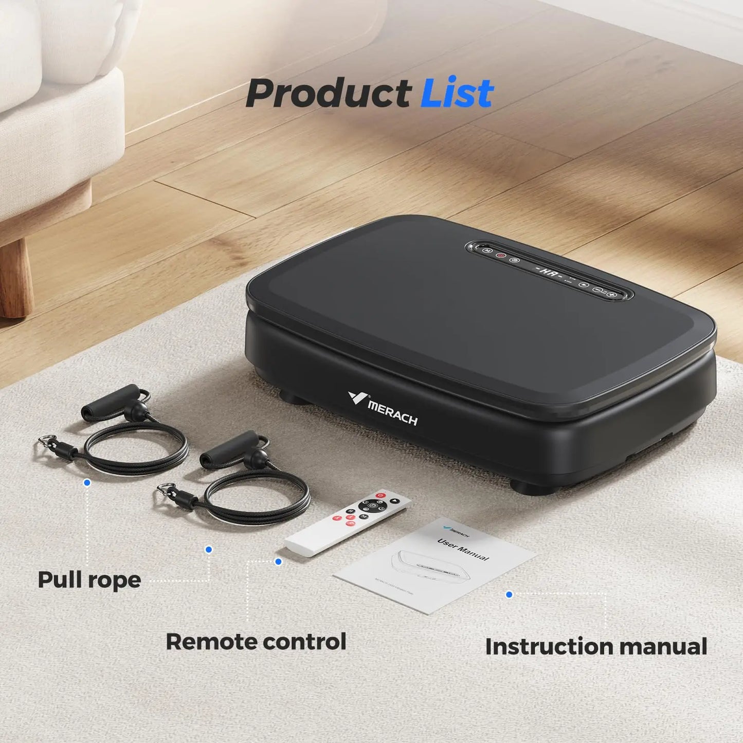 Merach Vibration Plate Exercise Machine MR2439 Whole Body Workout