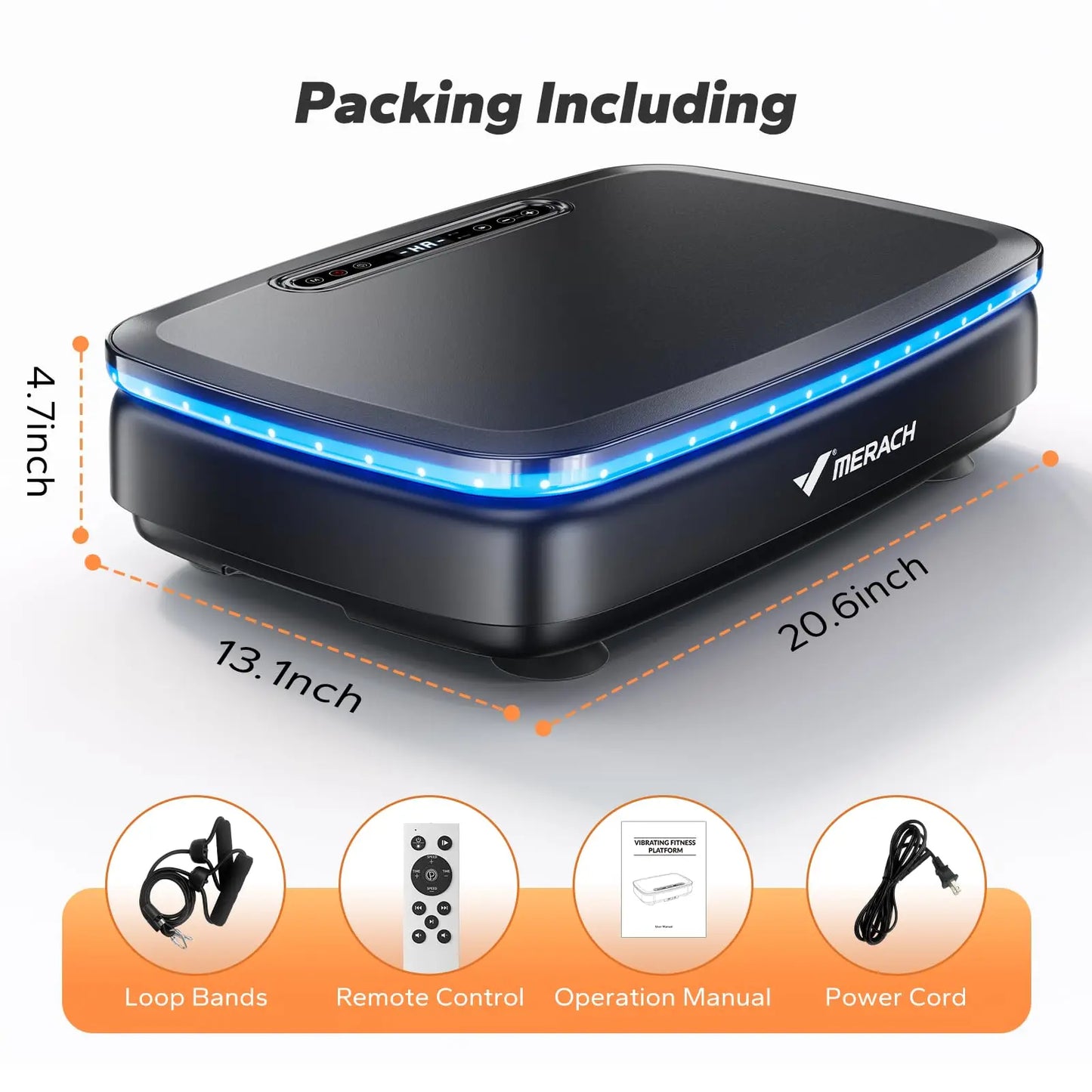 Merach Vibration Plate Exercise Machine MR2439 Whole Body Workout