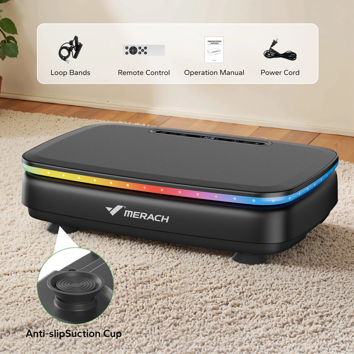 Merach Vibration Plate Exercise Machine MR2439 Whole Body Workout