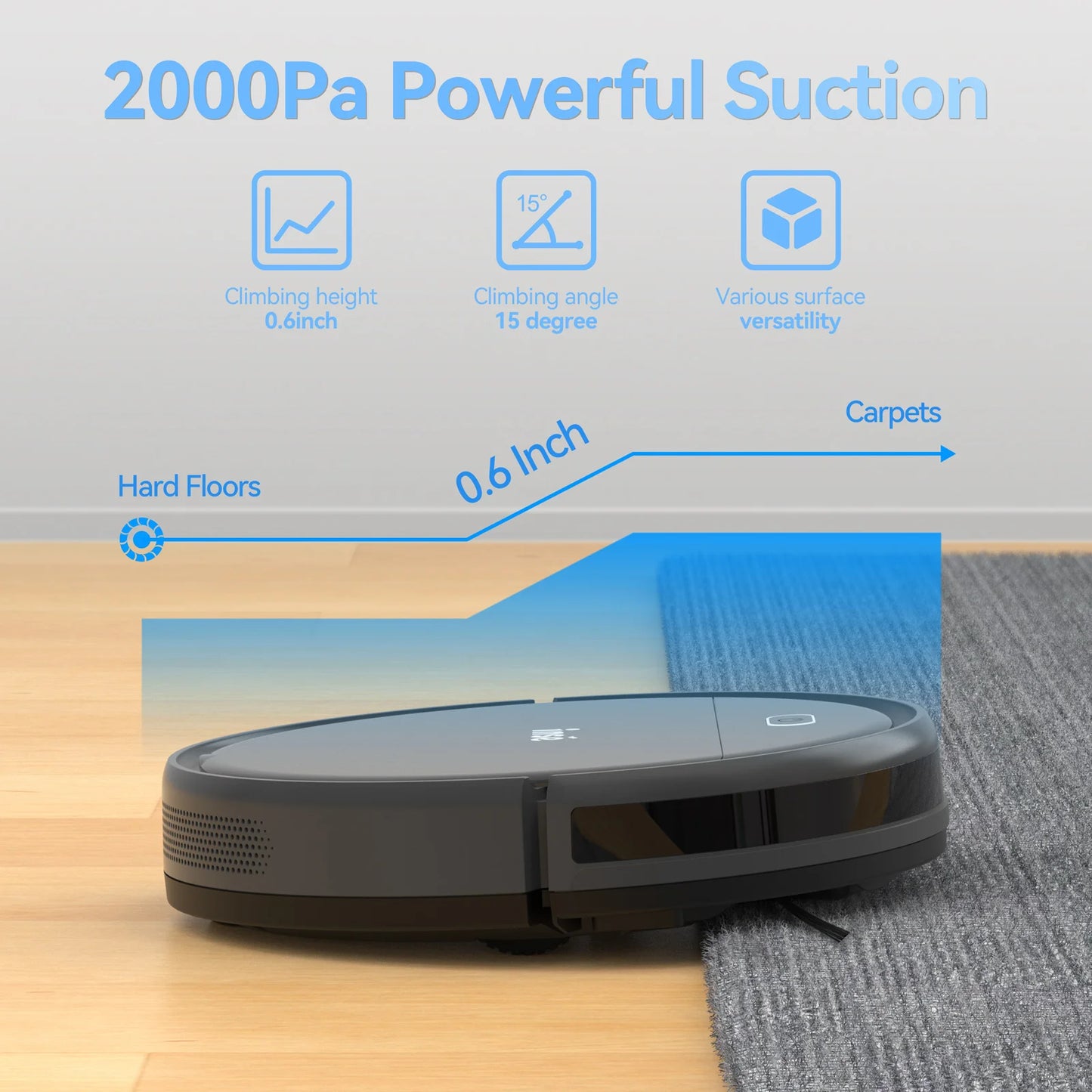 INSE Robot Vacuum Cleaner 3in1 Auto Cleaning Charging