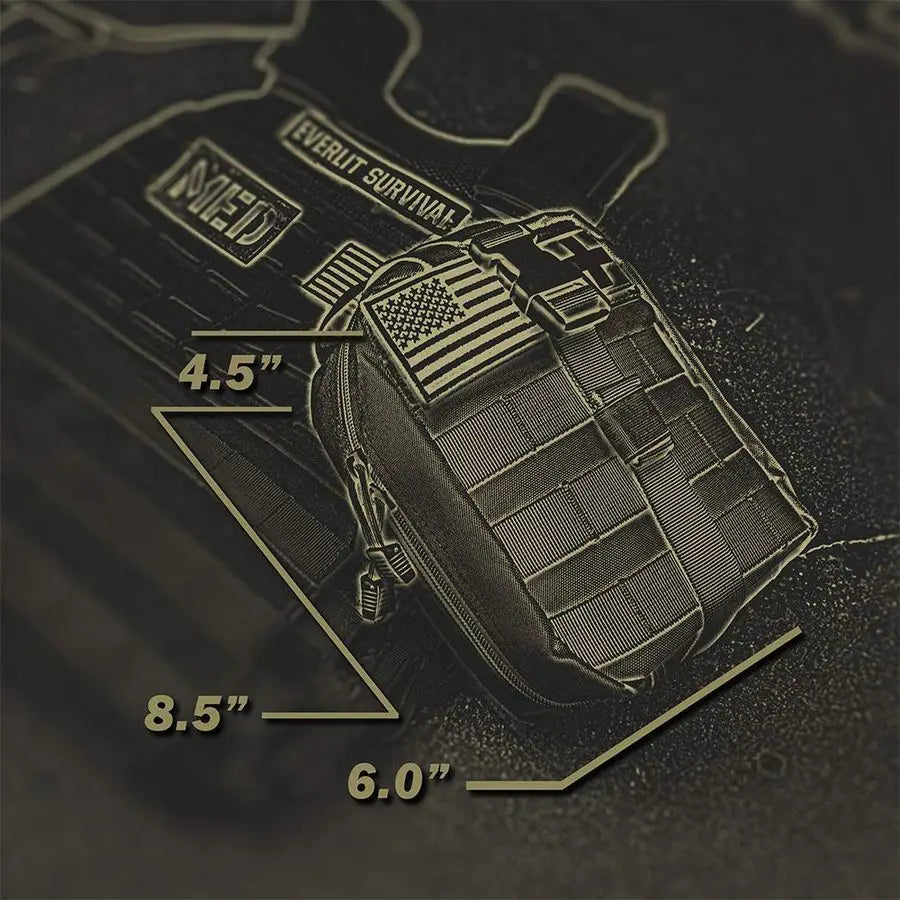 XMSJ Emergency Trauma Kit IFAK Military Tourniquet CAT GEN7
