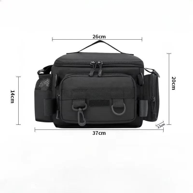 Multifunctional Fishing Backpack With Large Capacity Rod Storage Shoulder Bag