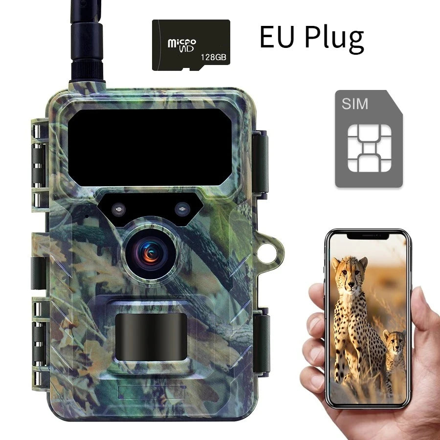 4G Cellular Trail Camera App Control 2.7K HD Night Vision