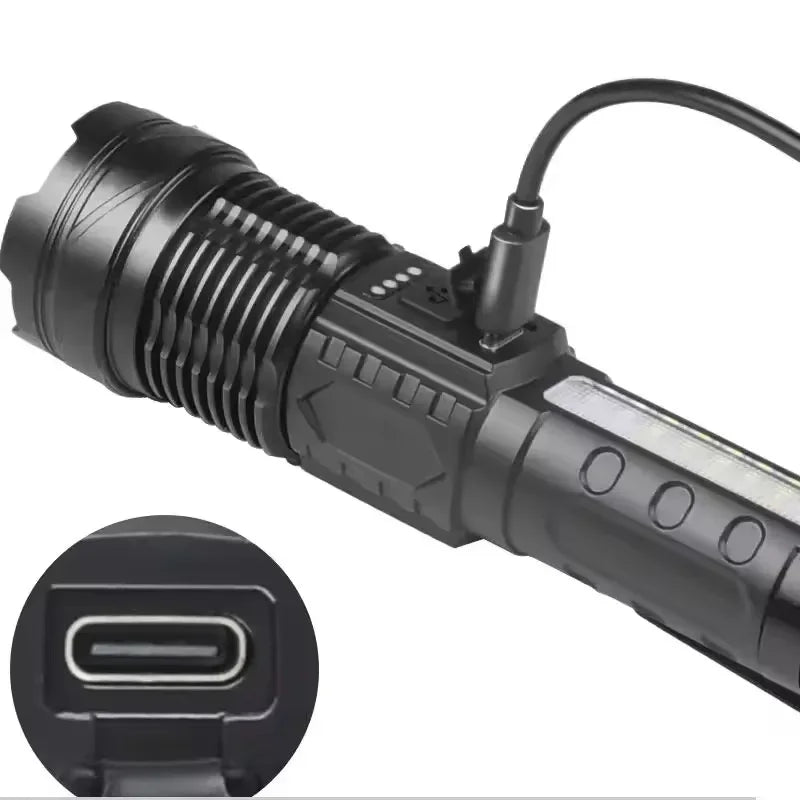 Elite Outdoor Store XHP70 LED Flashlight Waterproof 18650