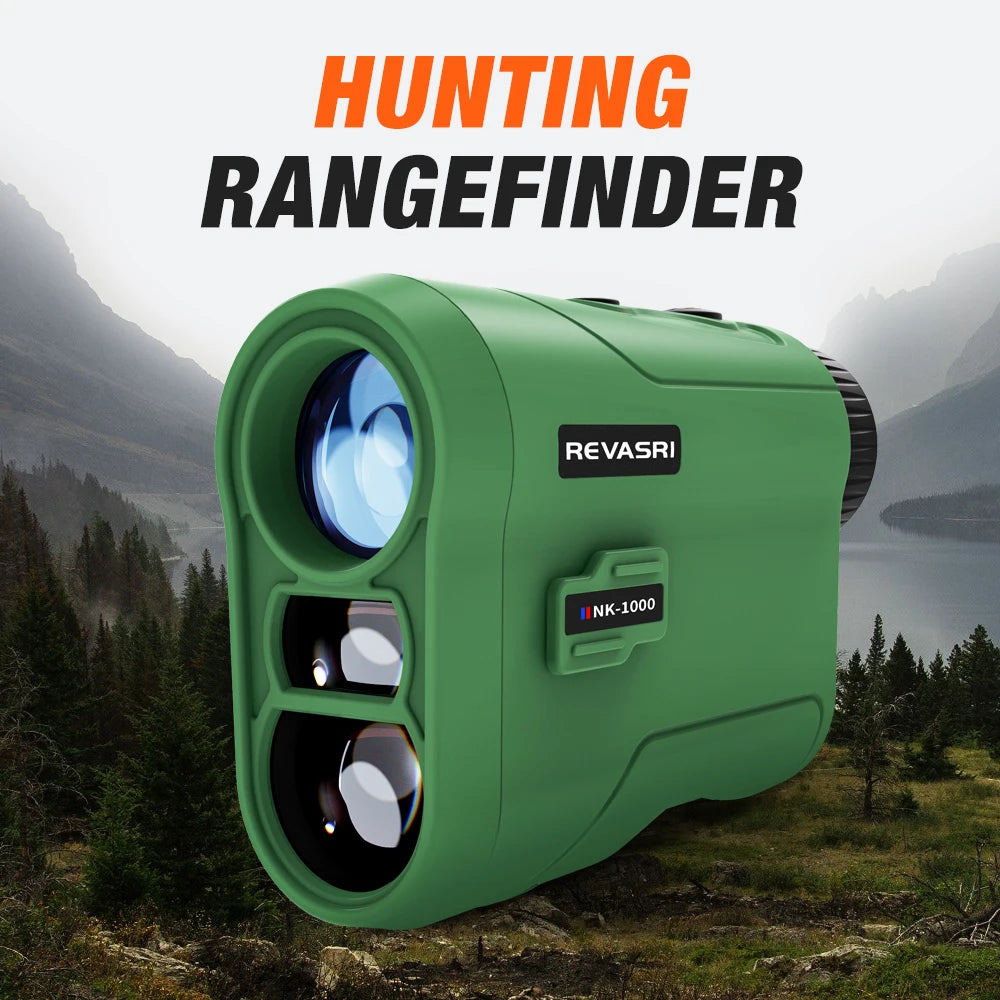 REVASRI Hunting Rangefinder 1000M Laser With Speed Slope Scan