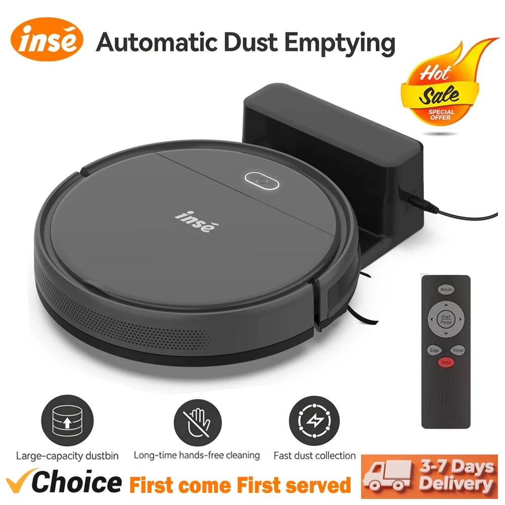 INSE Robot Vacuum Cleaner 3in1 Auto Cleaning Charging