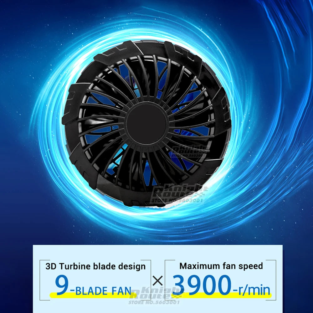 Wearable Cooling Vest With Fan For High Temperature Work