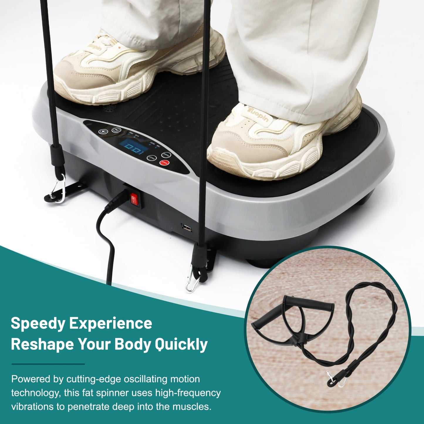 N Vibration Plate Exercise Machine Whole Body Fat Burning