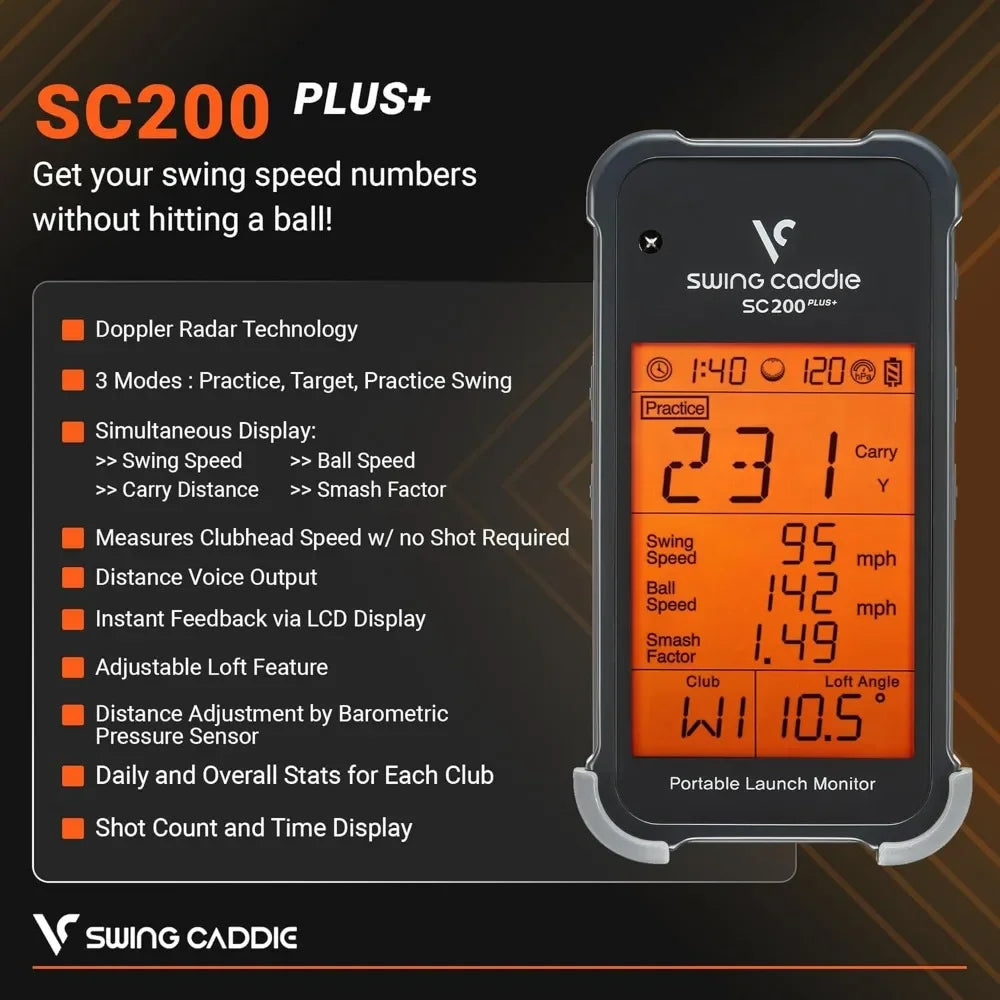 Golf Launch Monitor And Swing Analyzer Real Time Data