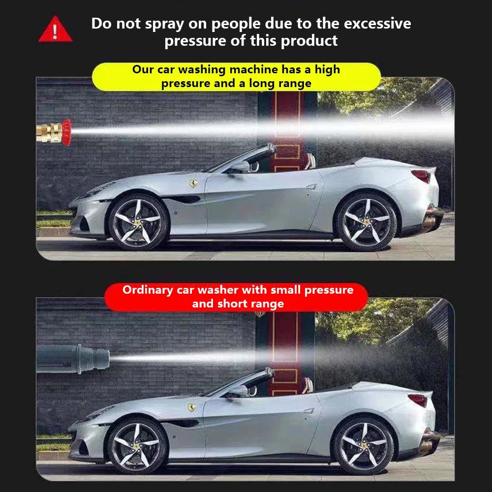 JOIGVFN Cordless HighPressure CarWasher 30000mAh Rechargeable LiIon Battery Power