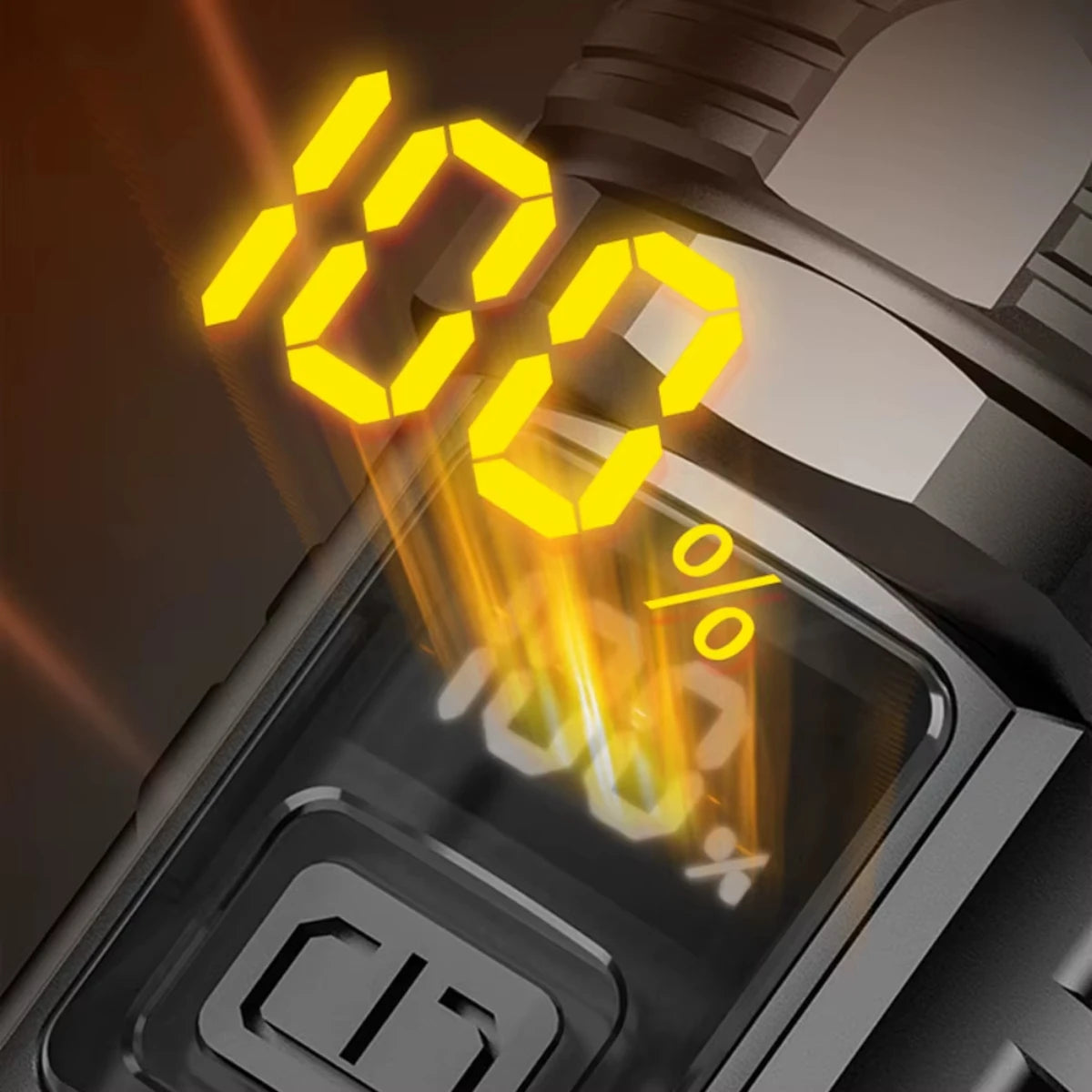 Skywolfeye USB Rechargeable High Power LED Flashlight for Camping