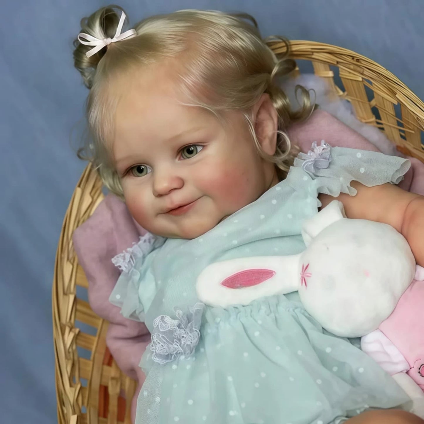 Reborn Doll Full Silicone Vinyl Girl With 3D Painted Skin Realistic Toy
