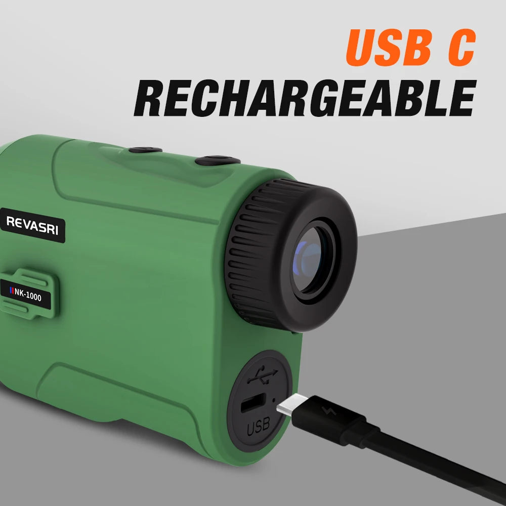 REVASRI Hunting Rangefinder 1000M Laser With Speed Slope Scan