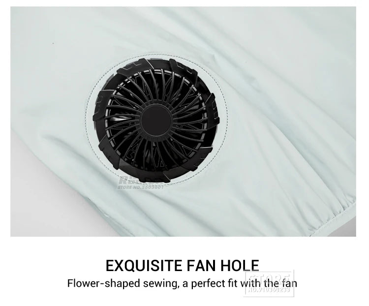 Wearable Cooling Vest With Fan For High Temperature Work