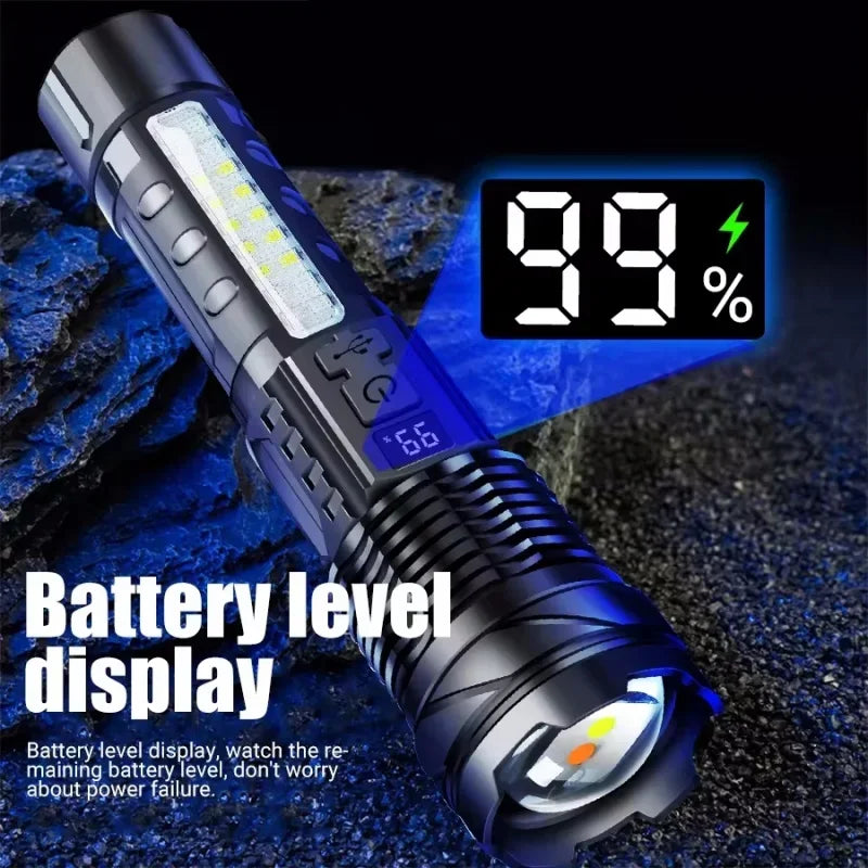 Elite Outdoor Store XHP70 LED Flashlight Waterproof 18650