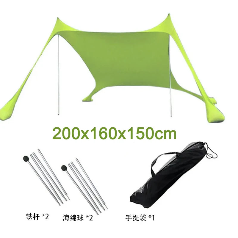 Portable Pop Up Beach Canopy Tent Sunshade For Camping