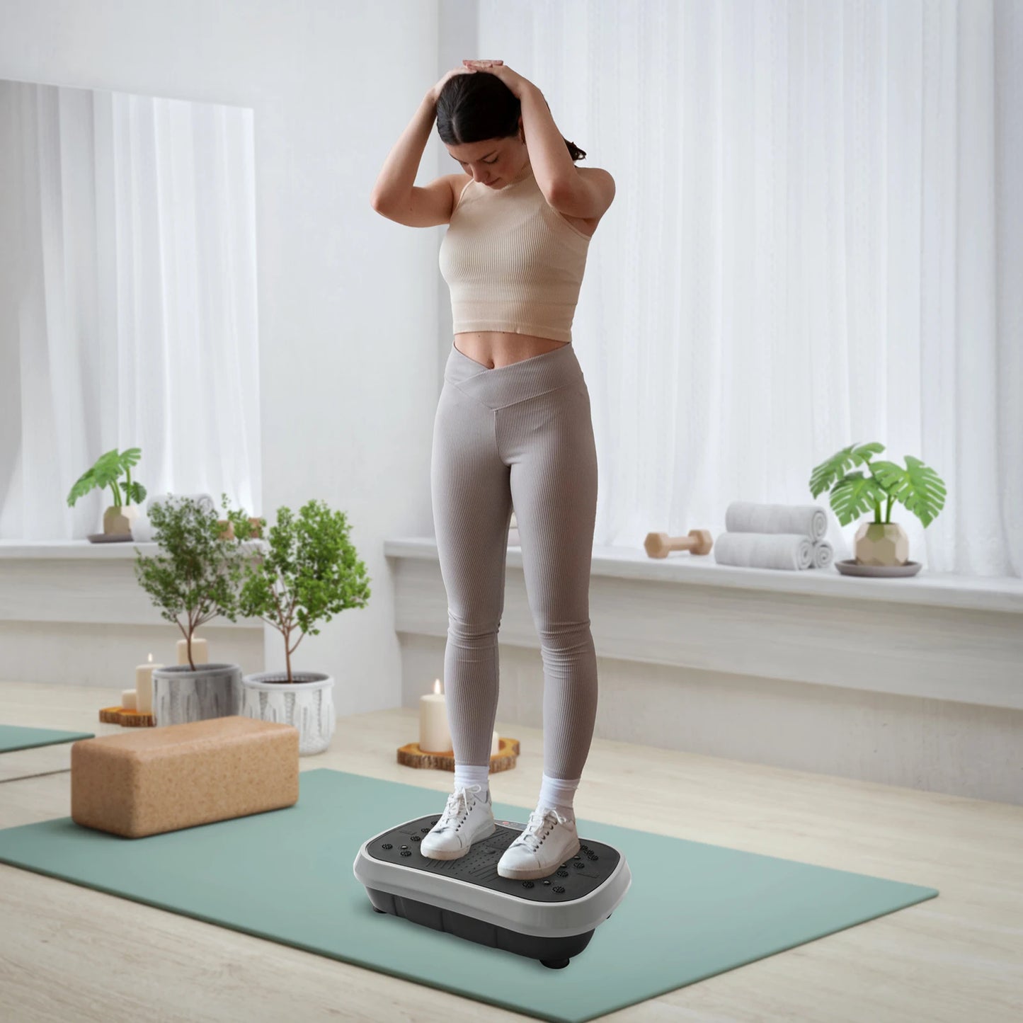 N Vibration Plate Exercise Machine Whole Body Fat Burning
