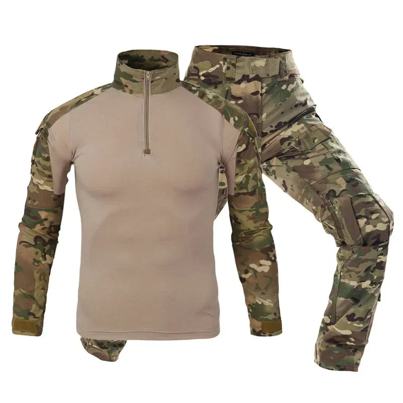 Tactical Outdoor Camouflage Uniform Set For Hunting Airsoft