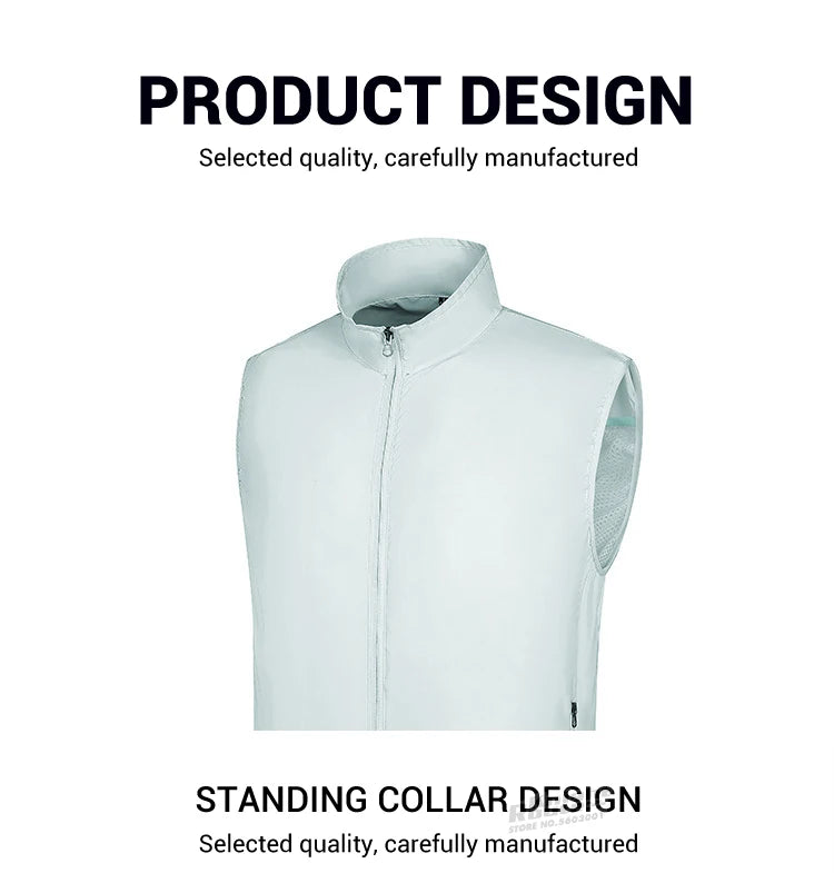 Wearable Cooling Vest With Fan For High Temperature Work