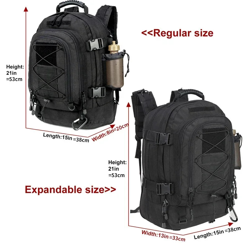 Q Unisex Tactical Backpack Nylon For Outdoor Hiking Travel