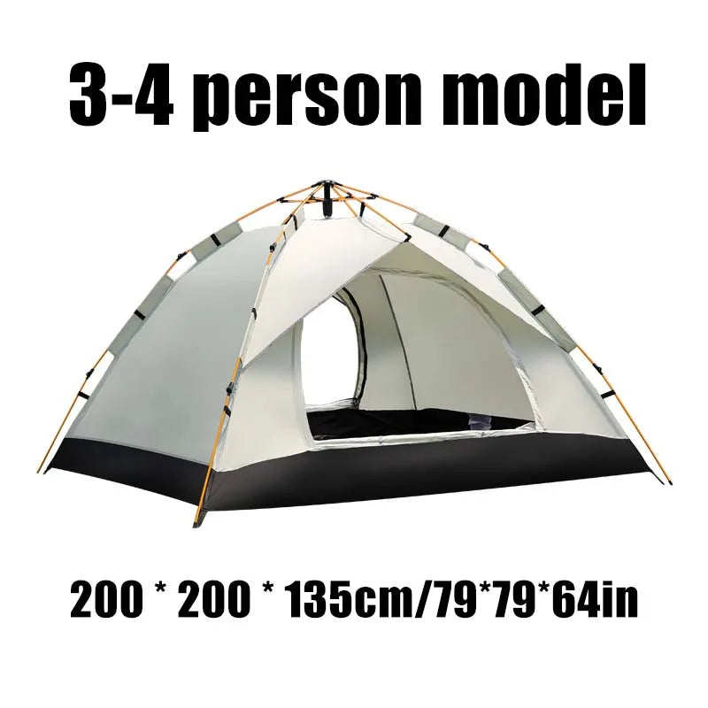 Pakicetus Automatic Quick Opening Camping Tent For Travel Rainproof