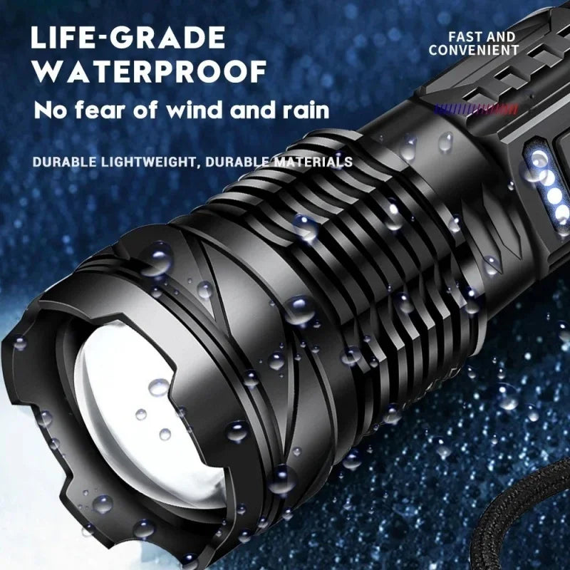 Elite Outdoor Store XHP70 LED Flashlight Waterproof 18650