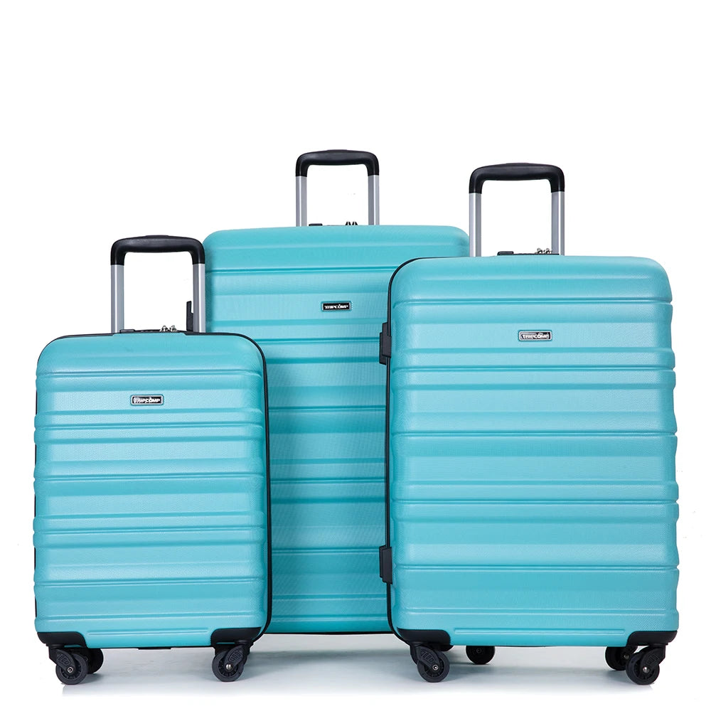 3 Piece Luggage Sets,PC Hardside Suitcase with Expandable,Spinner Wheels, TSA Lock,Carry on Luggage Set