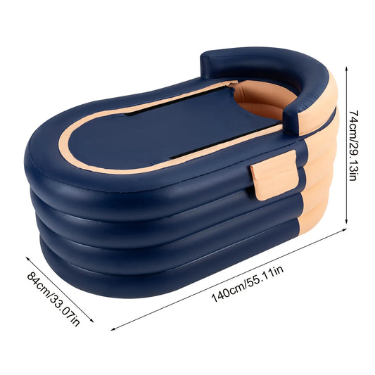 Inflatable Adult Bathtub With Wireless Electric Air Pump For Hot Water And Ice Baths